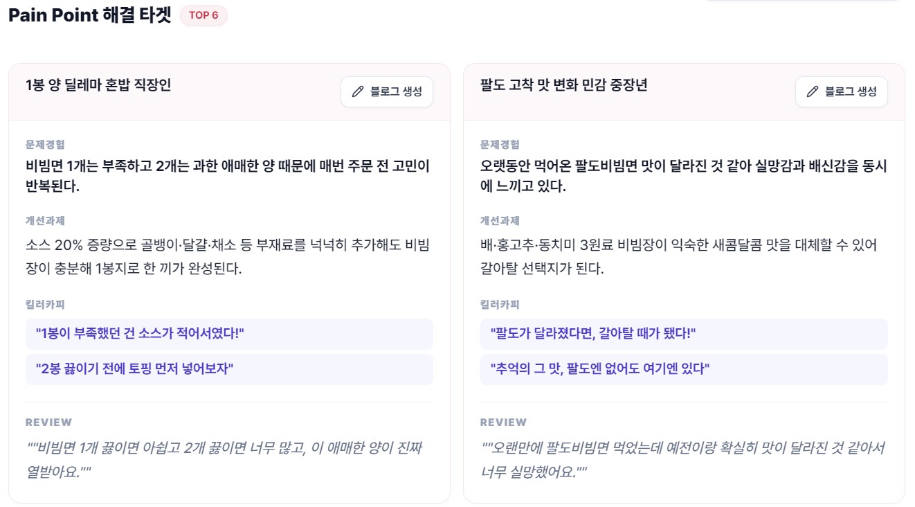 오디언스 4사분면 화면 2